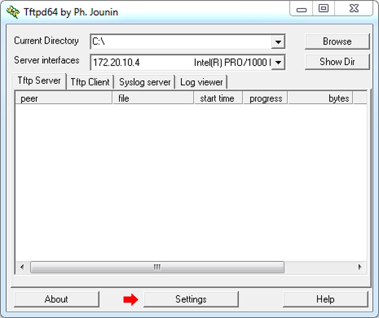 مراحل راهاندازی سرور TFTP مراحل راهاندازی سرور TFTP